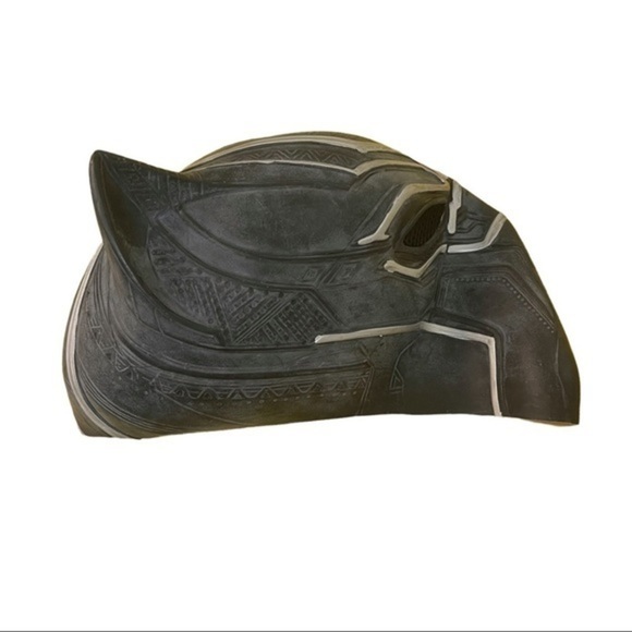 BLACK PANTHER Latex Mask Adult Full Face Costume - Picture 4 of 5